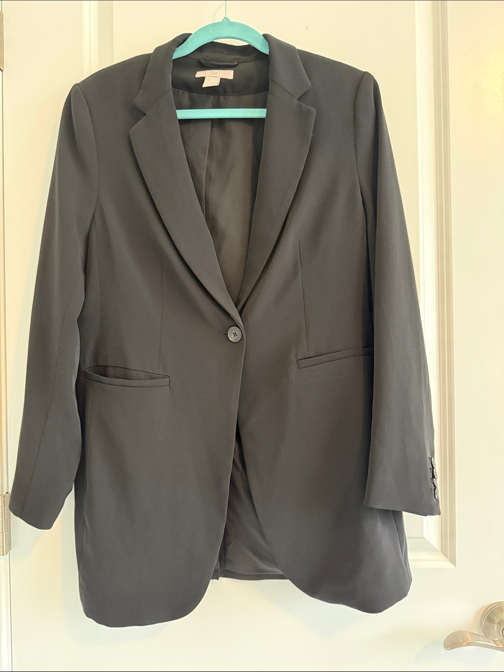 H&M M black blazer